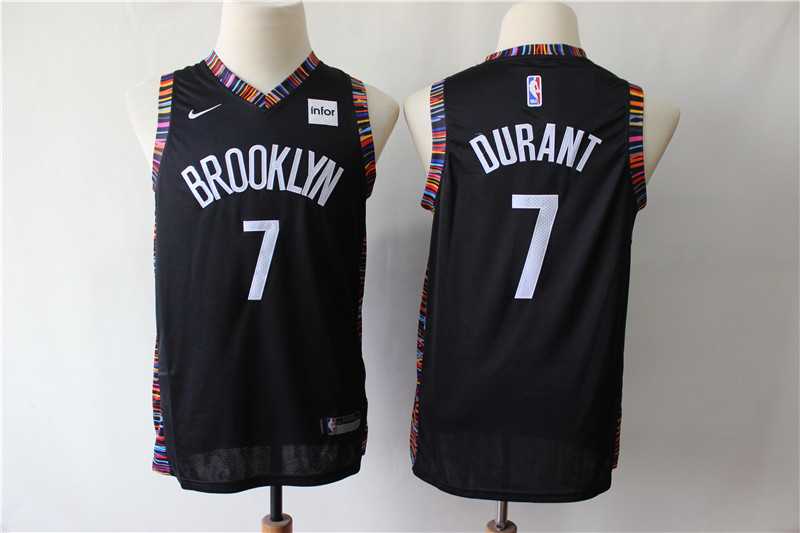 Nets 7 Kevin Durant Black City Edition Nike Swingman Jersey,We sell and wholesale Nets 7 Kevin Durant Black City Edition Nike Swingman Jersey on line form chian!